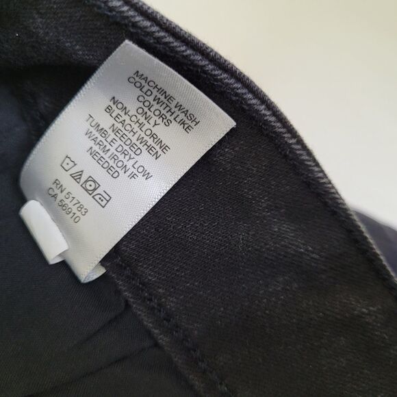 XL REG MAURICES BLACK MID RISE STRETCH 5 POCKET CURVY JEANS - Picture 8 of 10